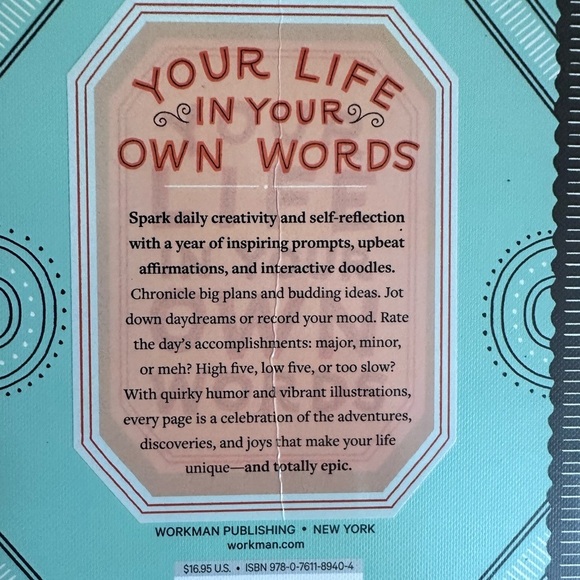 🌻 4/$25. “Every Day is Epic” Motivational Aspirations Journal - Picture 2 of 7